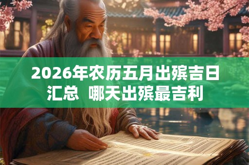 2026年农历五月出殡吉日汇总  哪天出殡最吉利