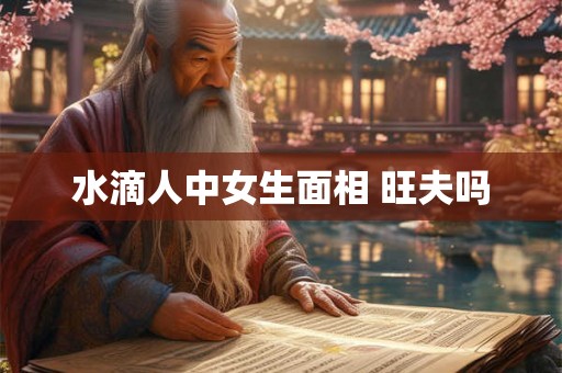 水滴人中女生面相 旺夫吗 水滴人中女生面相 旺夫吗