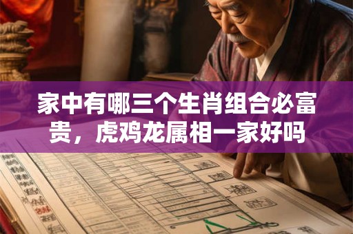 家中有哪三个生肖组合必富贵，虎鸡龙属相一家好吗
