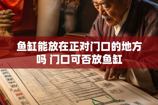 鱼缸能放在正对门口的地方吗 门口可否放鱼缸 鱼缸能放在正对门口的地方吗 门口可否放鱼缸