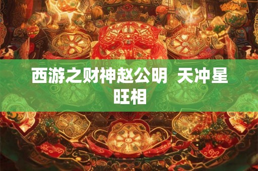 西游之财神赵公明 天冲星旺相 西游之财神赵公明 天冲星旺相