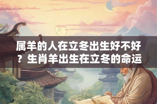 属羊的人在立冬出生好不好？生肖羊出生在立冬的命运好不好？