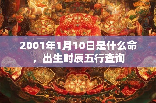2001年1月10日是什么命，出生时辰五行查询