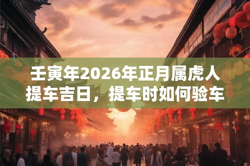 壬寅年2026年正月属虎人提车吉日，提车时如何验车？