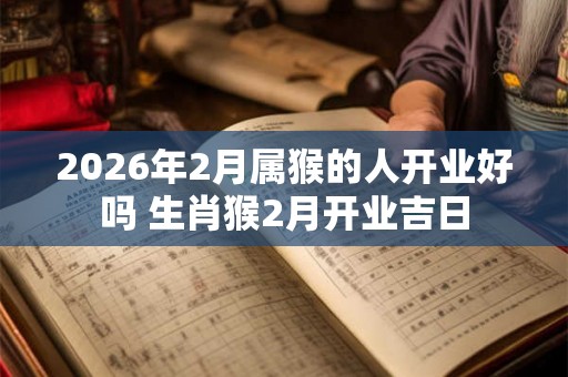 2026年2月属猴的人开业好吗 生肖猴2月开业吉日