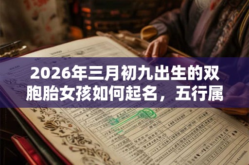 2026年三月初九出生的双胞胎女孩如何起名，五行属什么