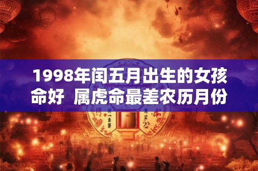 1998年闰五月出生的女孩命好  属虎命最差农历月份