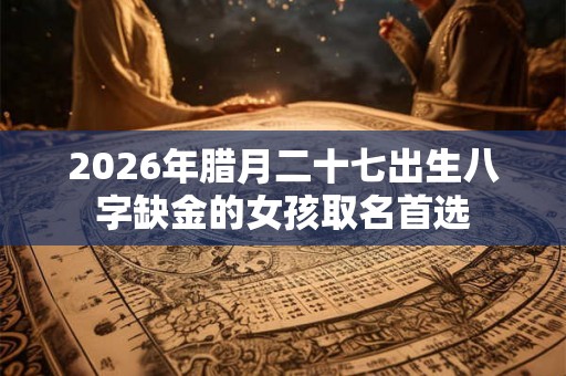 2026年腊月二十七出生八字缺金的女孩取名首选