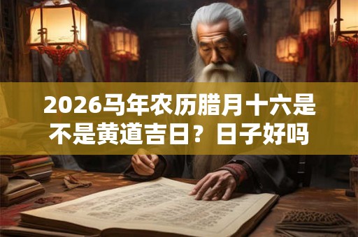 2026马年农历腊月十六是不是黄道吉日？日子好吗