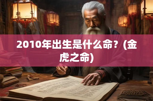 2010年出生是什么命？(金虎之命)