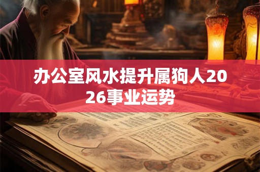办公室风水提升属狗人2026事业运势 办公室风水提升属狗人2026事业运势