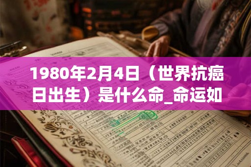 1980年2月4日（世界抗癌日出生）是什么命_命运如何