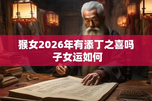 猴女2026年有添丁之喜吗 子女运如何