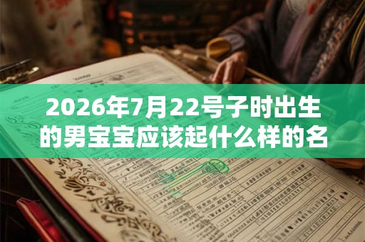 2026年7月22号子时出生的男宝宝应该起什么样的名字