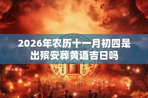 2026年农历十一月初四是出殡安葬黄道吉日吗