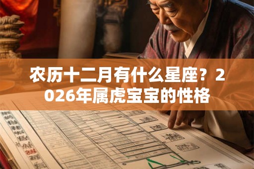农历十二月有什么星座？2026年属虎宝宝的性格