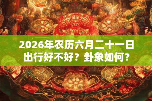 2026年农历六月二十一日出行好不好？卦象如何？