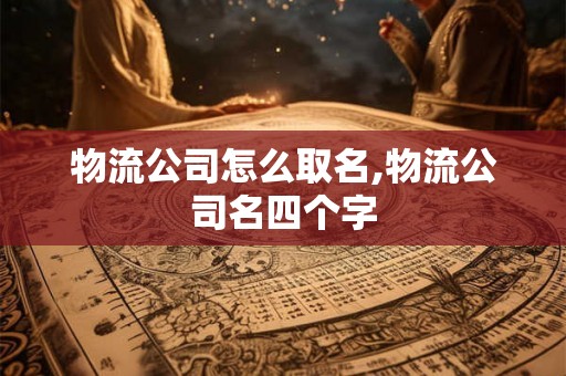物流公司怎么取名,物流公司名四个字 物流公司怎么取名,物流公司名四个字