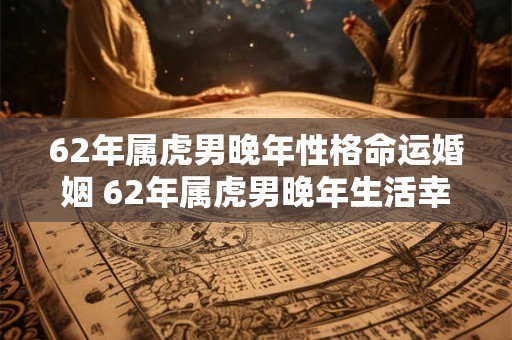 62年属虎男晚年性格命运婚姻 62年属虎男晚年生活幸福吗