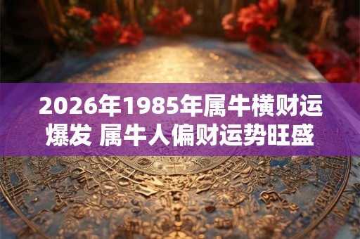2026年1985年属牛横财运爆发 属牛人偏财运势旺盛吗
