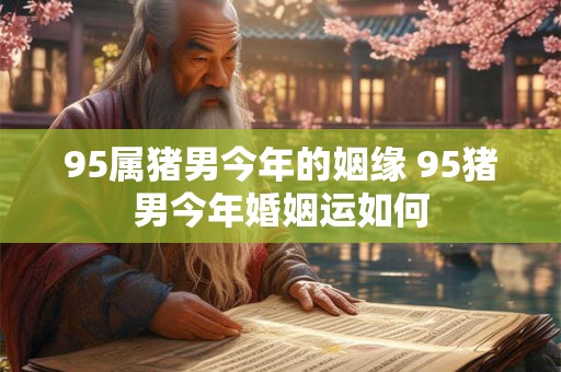 95属猪男今年的姻缘 95猪男今年婚姻运如何 95属猪男今年的姻缘 95猪男今年婚姻运如何