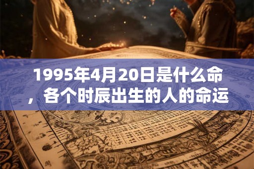 1995年4月20日是什么命,各个时辰出生的人的命运 1995年4月20日是什么命,各个时辰出生的人的命运