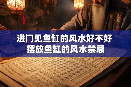 进门见鱼缸的风水好不好 摆放鱼缸的风水禁忌