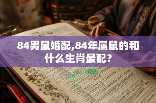 84男鼠婚配,84年属鼠的和什么生肖最配？