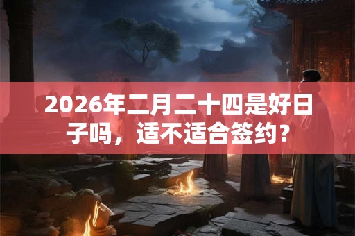 2026年二月二十四是好日子吗，适不适合签约？
