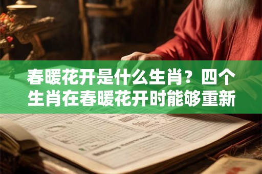 春暖花开是什么生肖？四个生肖在春暖花开时能够重新开始