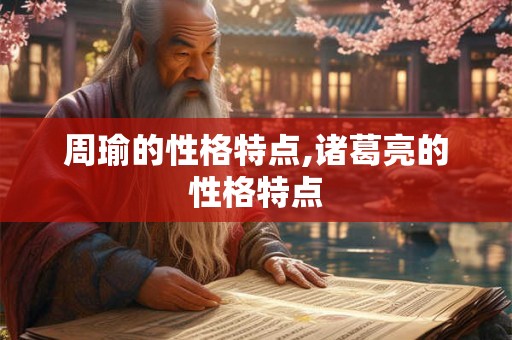 周瑜的性格特点,诸葛亮的性格特点