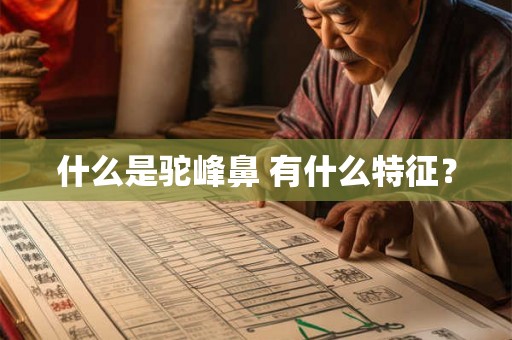什么是驼峰鼻 有什么特征? 什么是驼峰鼻 有什么特征?