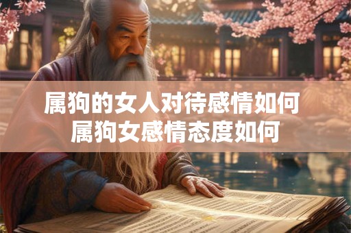 属狗的女人对待感情如何 属狗女感情态度如何 属狗的女人对待感情如何 属狗女感情态度如何