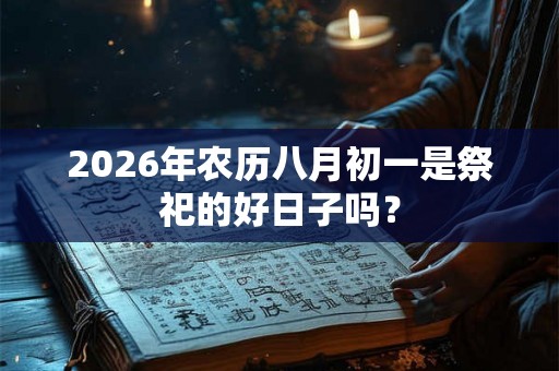2026年农历八月初一是祭祀的好日子吗？