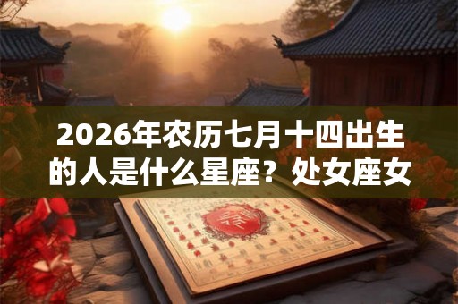 2026年农历七月十四出生的人是什么星座？处女座女生性格如何？