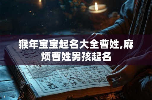 猴年宝宝起名大全曹姓,麻烦曹姓男孩起名