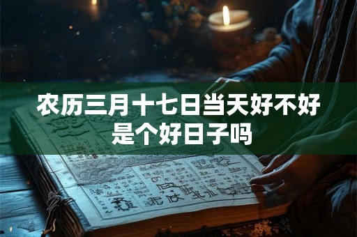 农历三月十七日当天好不好 是个好日子吗