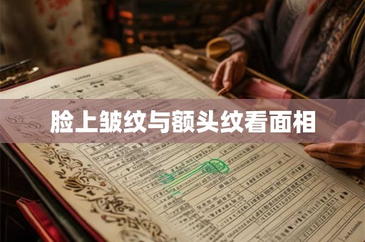 脸上皱纹与额头纹看面相