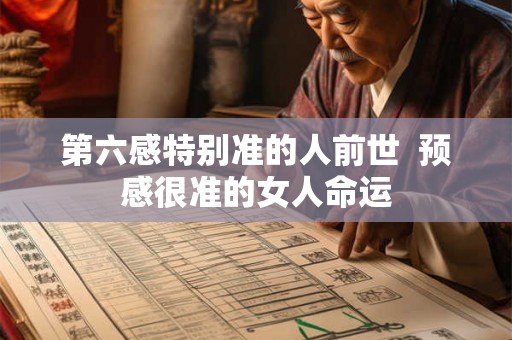 第六感特别准的人前世  预感很准的女人命运