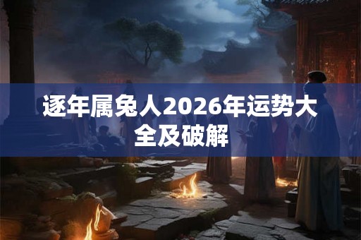 逐年属兔人2026年运势大全及破解