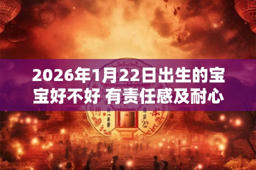 2026年1月22日出生的宝宝好不好 有责任感及耐心 2026年1月22日出生的宝宝好不好 有责任感及耐心