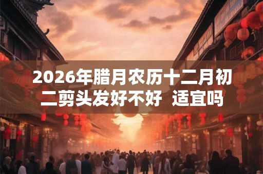 2026年腊月农历十二月初二剪头发好不好  适宜吗