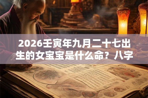 2026壬寅年九月二十七出生的女宝宝是什么命？八字好吗