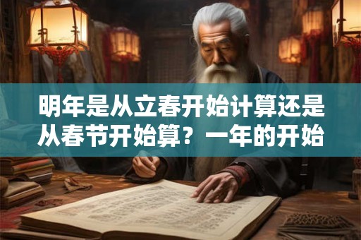 明年是从立春开始计算还是从春节开始算？一年的开始是哪天？