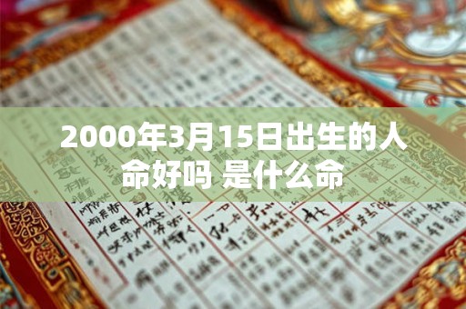 2000年3月15日出生的人命好吗 是什么命 2000年3月15日出生的人命好吗 是什么命