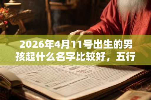 2026年4月11号出生的男孩起什么名字比较好,五行属什么 2026年4月11号出生的男孩起什么名字比较好,五行属什么