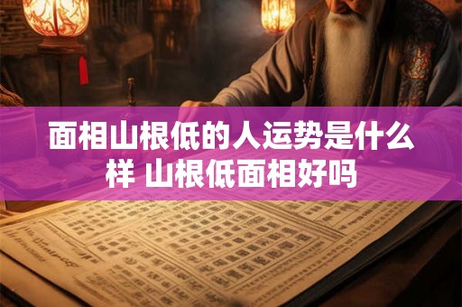 面相山根低的人运势是什么样 山根低面相好吗