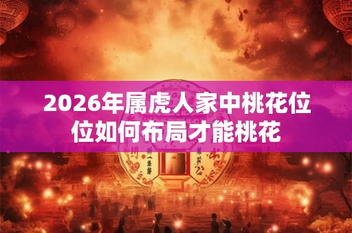 2026年属虎人家中桃花位位如何布局才能桃花