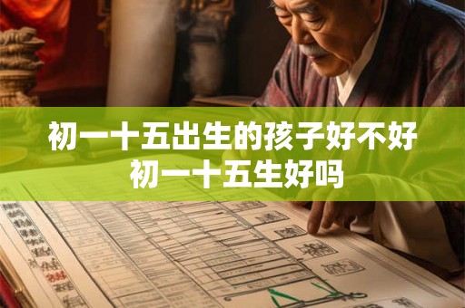 初一十五出生的孩子好不好 初一十五生好吗