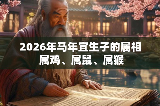 2026年马年宜生子的属相 属鸡、属鼠、属猴